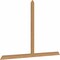 Ekena Millwork Portland Timber Gable Bracket, Western Red Cedar, 84"W x 56"H x 1 1/2"D x 3 1/2"F, 16/12 Pitch GBW084X56X0204POR00SWR - alternate 2